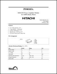 Click here to download PF00105A Datasheet