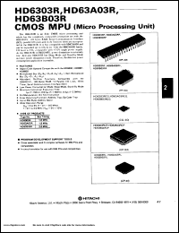 Click here to download HD6303RCG Datasheet