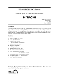 Click here to download HM6216255HCJP-10 Datasheet