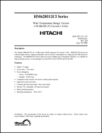 Click here to download HM628512CLTTI-7 Datasheet