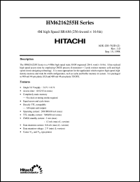 Click here to download HM6216255HLJP-15 Datasheet