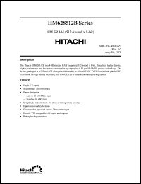 Click here to download HM628512BLP-5 Datasheet