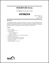 Click here to download HM628512BLTTI-8 Datasheet