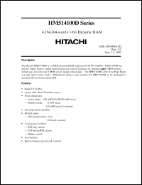 Click here to download HM514100DLS-6 Datasheet