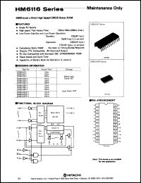 Click here to download HM6116P-2 Datasheet