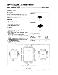 Click here to download HA166010MP Datasheet