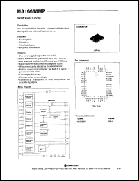 Click here to download HA16688MP Datasheet