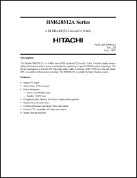 Click here to download HM628512ALRR-7SL Datasheet