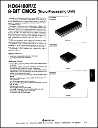 Click here to download HD64180ZF-6 Datasheet