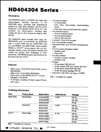 Click here to download HD404304F Datasheet