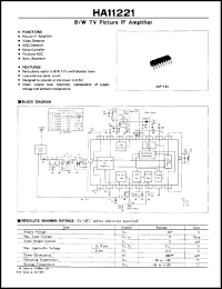 Click here to download HA11221 Datasheet