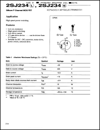 Click here to download 2SJ234S Datasheet