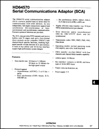 Click here to download HD64570CP16 Datasheet