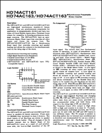 Click here to download HD74ACT161FP Datasheet