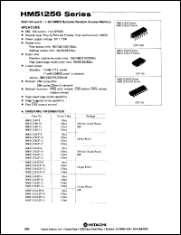 Click here to download HM51256P10 Datasheet