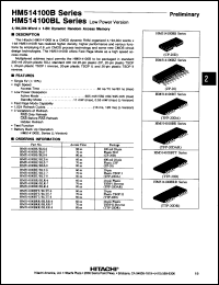 Click here to download HM514100BLR8 Datasheet