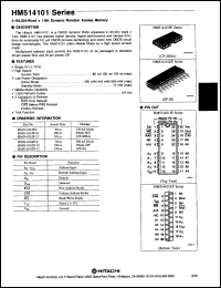 Click here to download HM514101AZ8 Datasheet