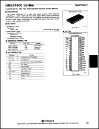 Click here to download HM574400JP35 Datasheet