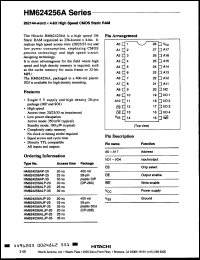 Click here to download HM624256LP35 Datasheet