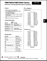 Click here to download HM6709JP25 Datasheet