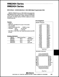 Click here to download HN62424P Datasheet