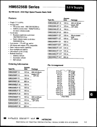 Click here to download HM65256BLFP-15T Datasheet