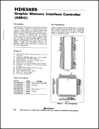 Click here to download HD63485CP32 Datasheet