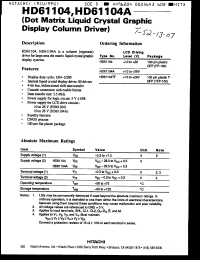 Click here to download HD61104 Datasheet