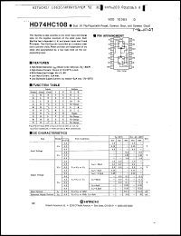 Click here to download HD74HC108FP Datasheet