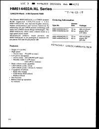 Click here to download HM514402AS8 Datasheet