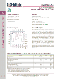 Click here to download HMC608LC4 Datasheet