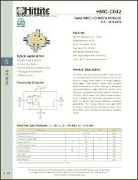 Click here to download HMC-C042 Datasheet