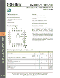 Click here to download HMC737LP4E Datasheet