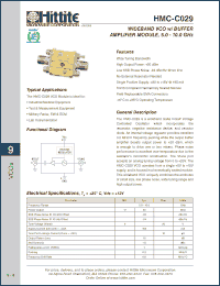 Click here to download HMC-C029 Datasheet