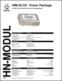 Click here to download HIM052403S Datasheet