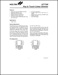 Click here to download HT7700A Datasheet