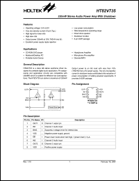 Click here to download HT82V735 Datasheet