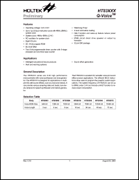 Click here to download HT83036 Datasheet