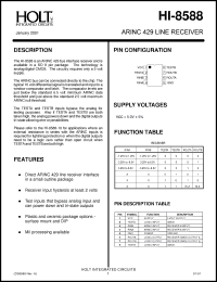 Click here to download HI-8588CRM Datasheet