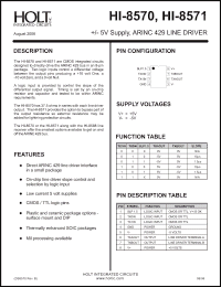 Click here to download HI-8571 Datasheet