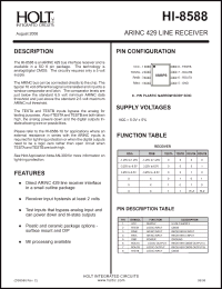 Click here to download HI-8588_06 Datasheet