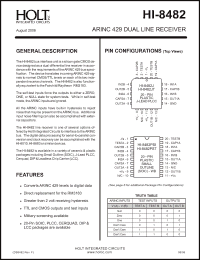 Click here to download HI-8482JF Datasheet