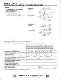 Click here to download KBPC1002 Datasheet