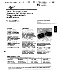 Click here to download HDSP-6650TXVB Datasheet