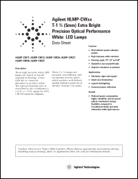 Click here to download HLMP-CW36-W1000 Datasheet