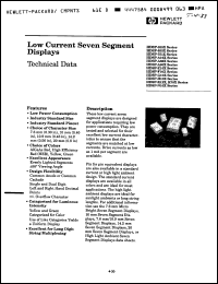 Click here to download HDSP-A807 Datasheet