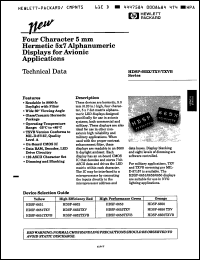 Click here to download HDSP6651 Datasheet