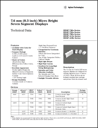 Click here to download HDSP-750X Datasheet