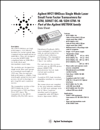 Click here to download HFCT-5942AL Datasheet