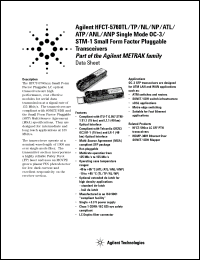 Click here to download HFCT-5760ATL Datasheet